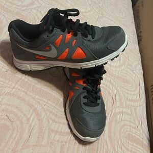 Nike Black and Red Running Shoes